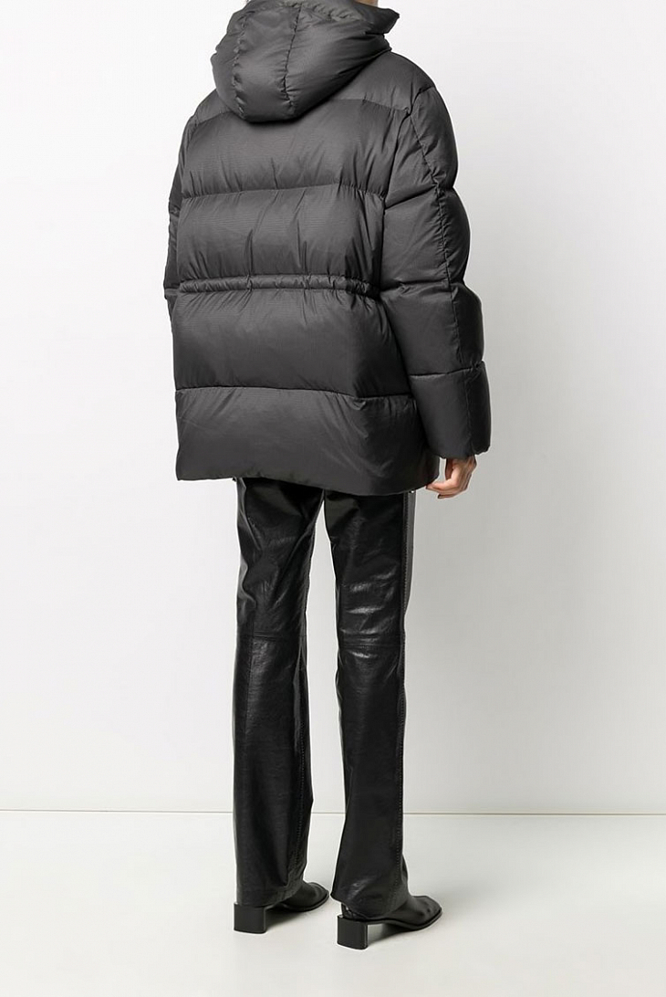Пуховик Acne Studios с капюшоном