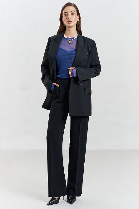 Блузка полупрозрачная