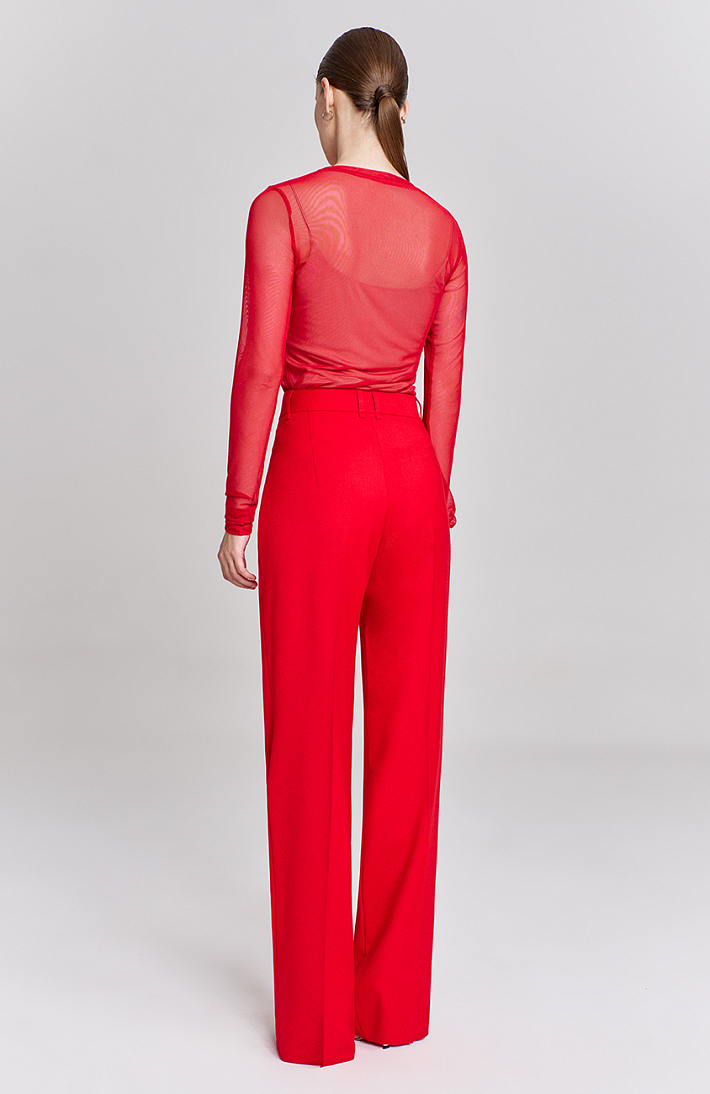 Блузка полупрозрачная