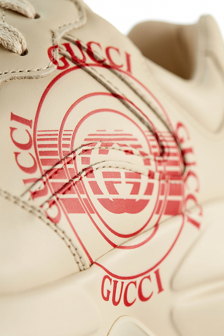  Gucci Кроссовки Rhyton с принтом в виде диска