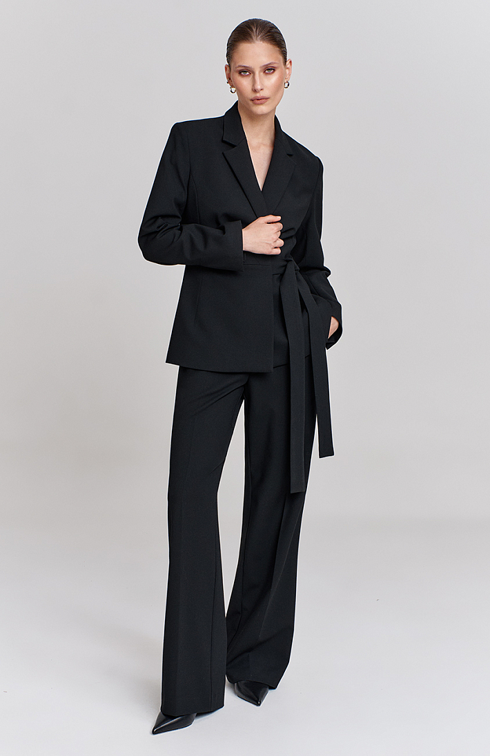 Жакет с поясом