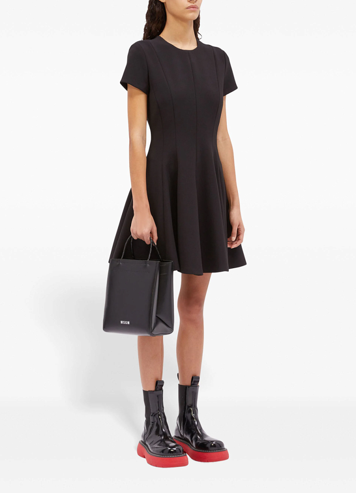 Кожаная сумка с логотипом