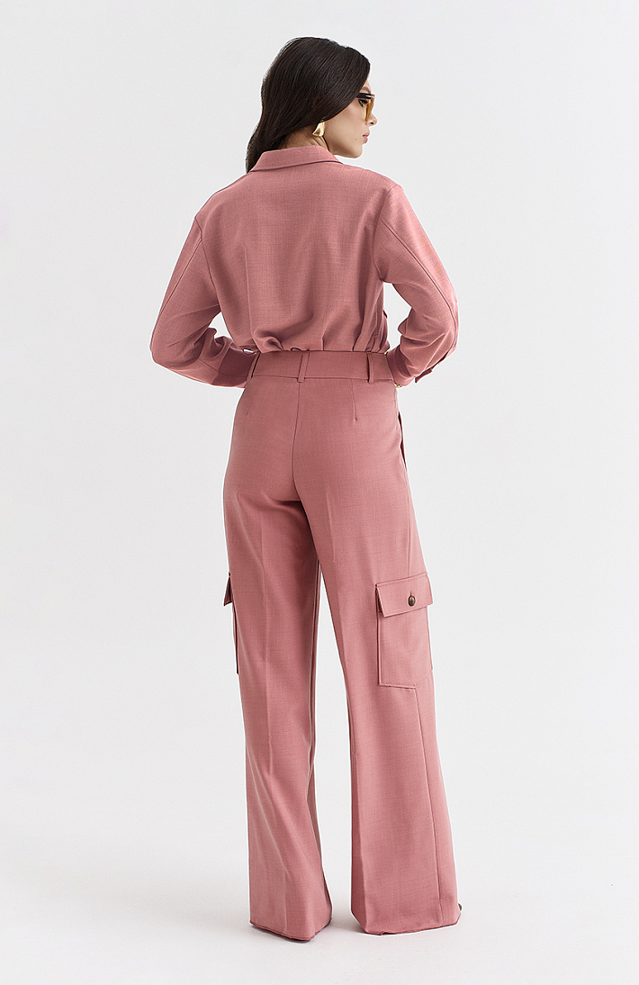 Блузка с поясом