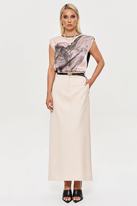 Блузка без рукавов