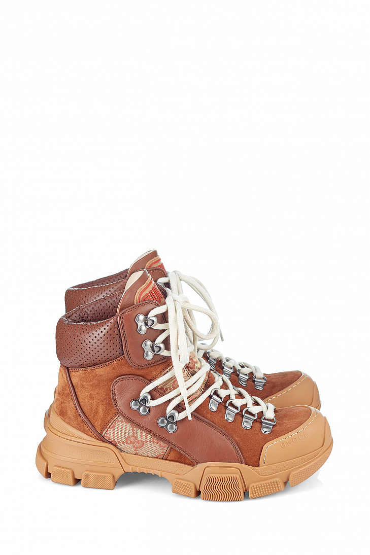 Ботинки GUCCI "Flashtrek GG"