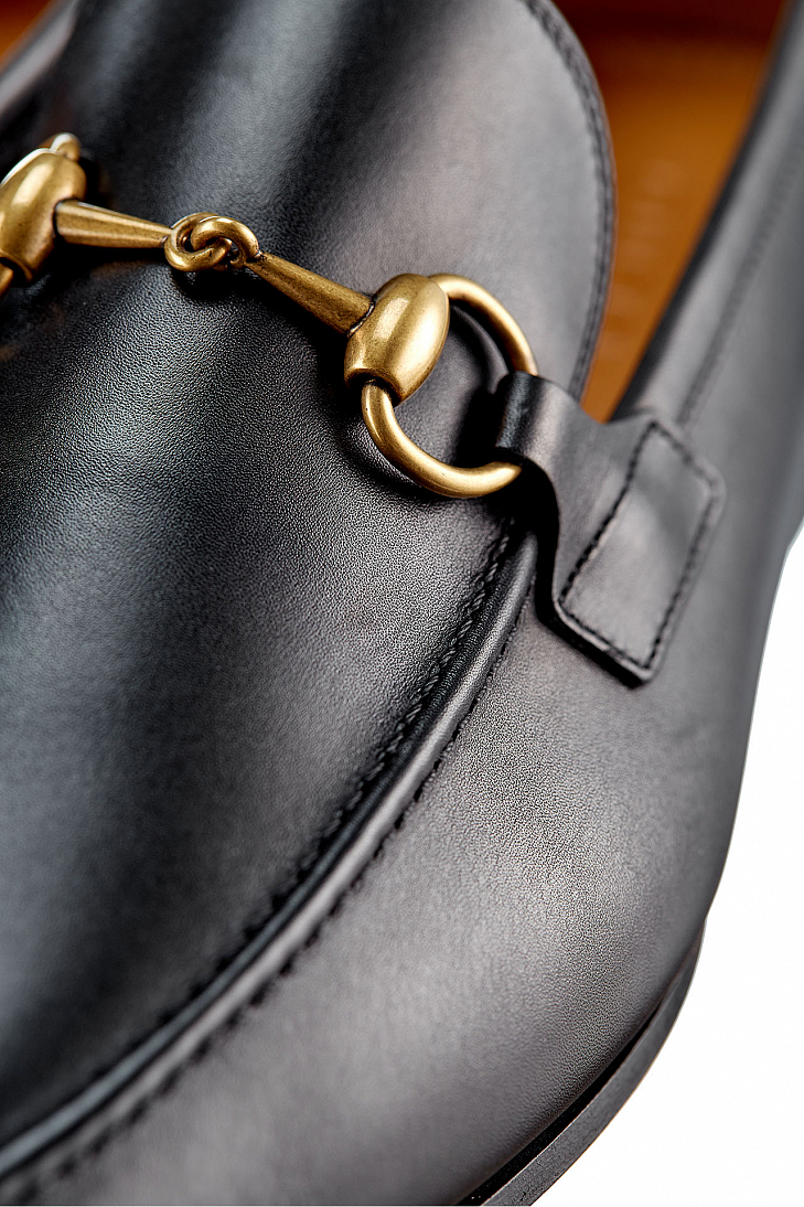 Кожаные лоферы Gucci Jordaan