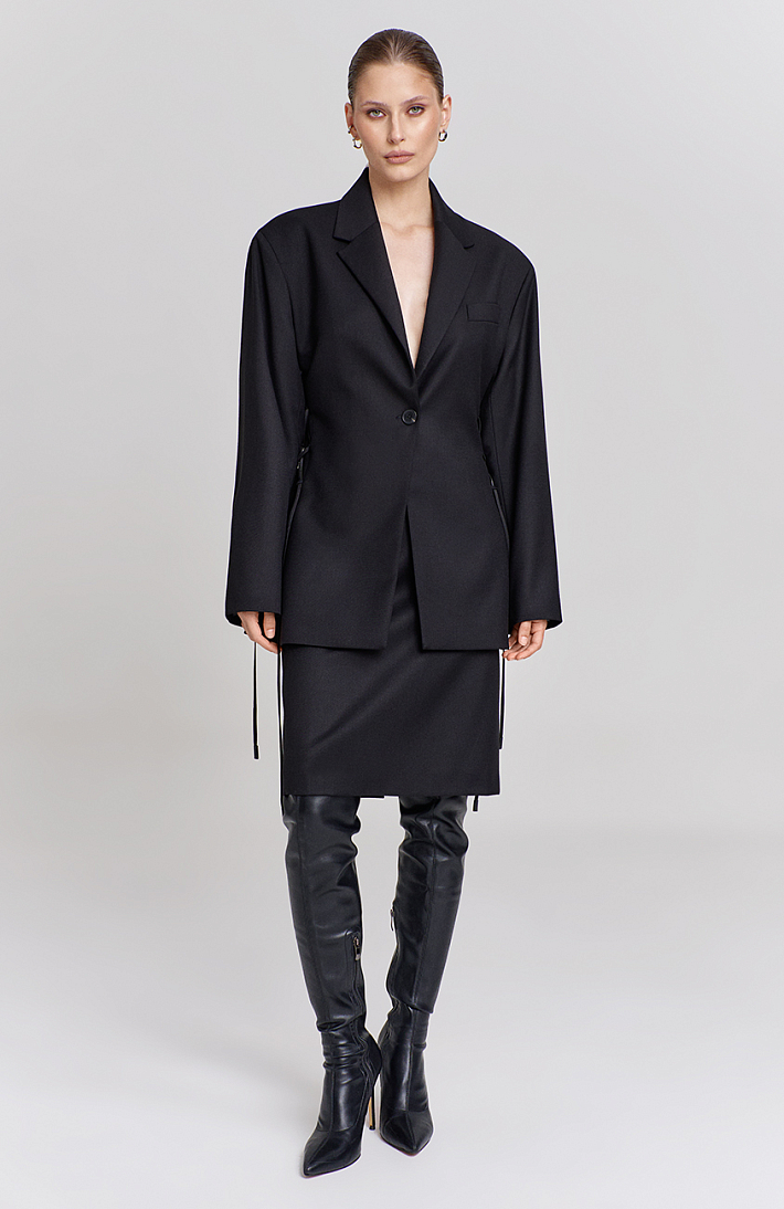 Жакет c завязками