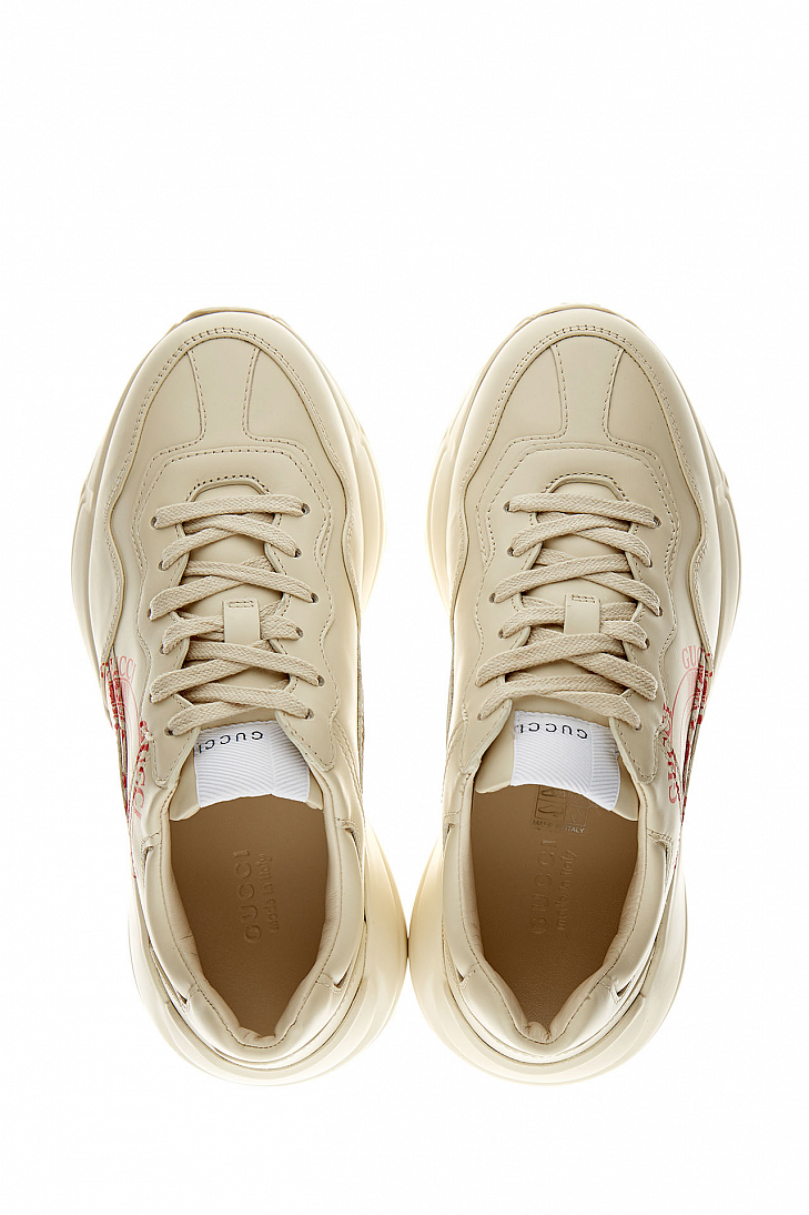  Gucci Кроссовки Rhyton с принтом в виде диска