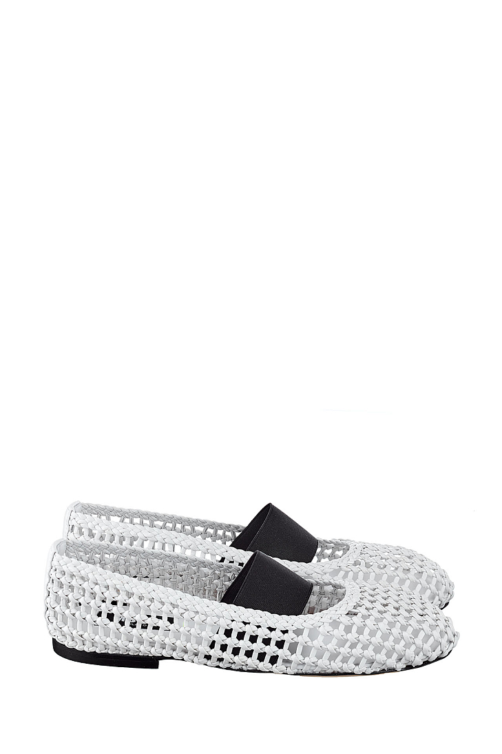 Балетки плетеные