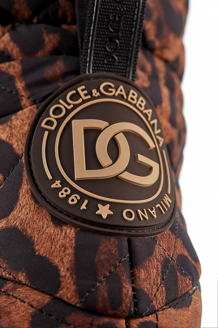 Сапоги Dolce&Gabbana City с леопардовым принтом