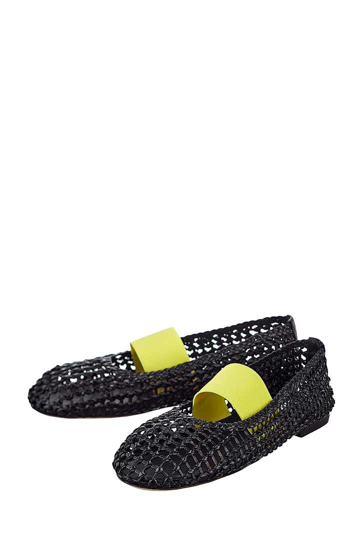 Балетки плетеные 