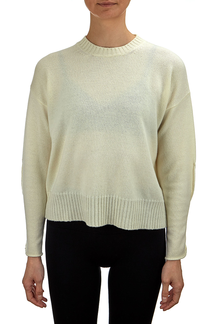 Джемпер с круглым вырезом