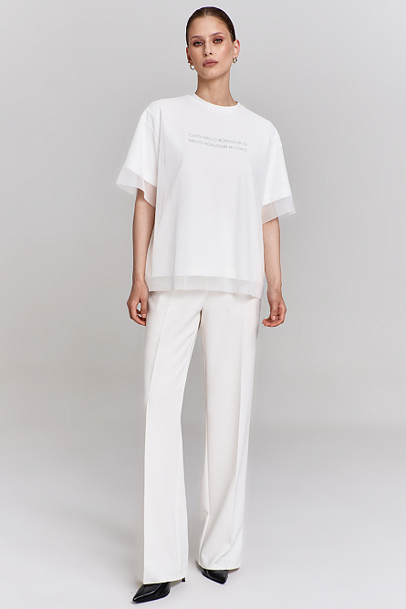 Блузка-футболка с надписью