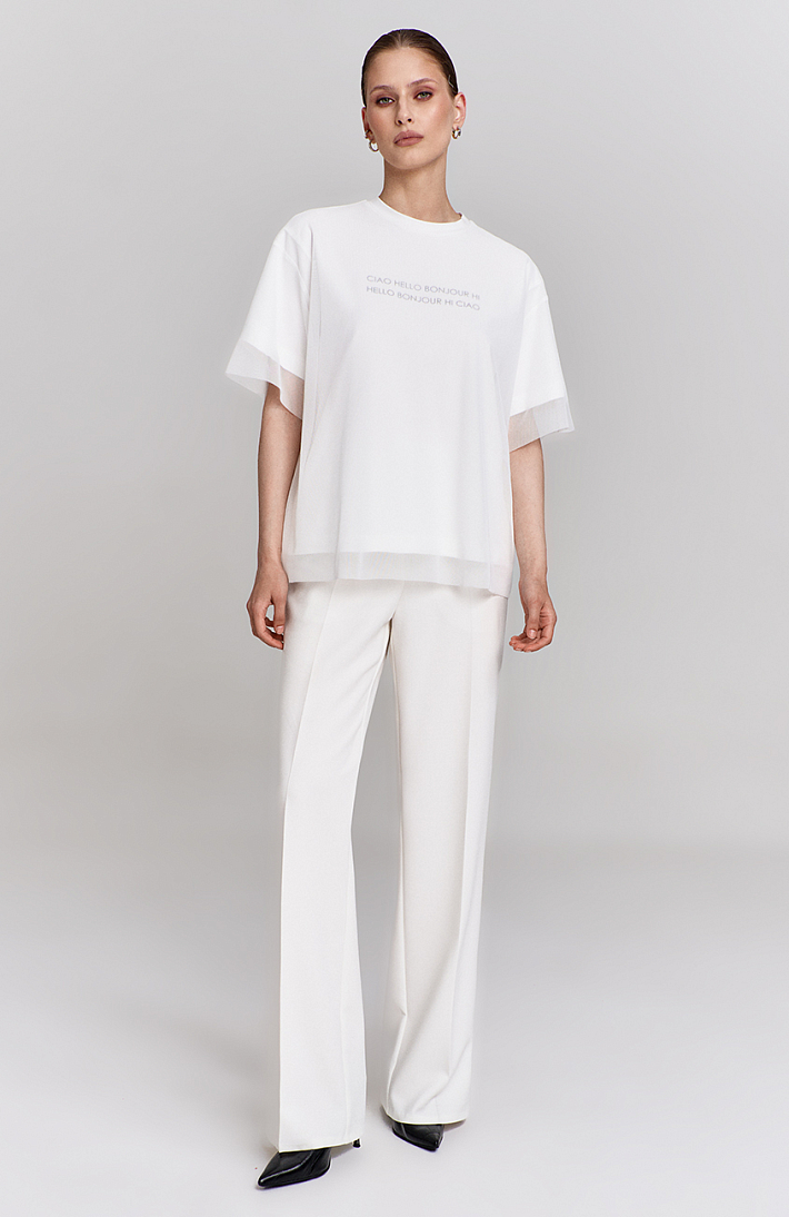 Блузка-футболка с надписью