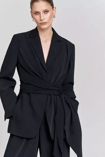 Жакет с поясом