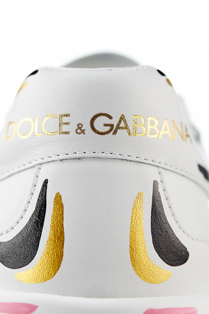 Кожаные кроссовки Dolce&Gabbana Day Master