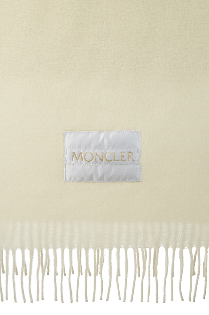 Шерстяной шарф с логотипом