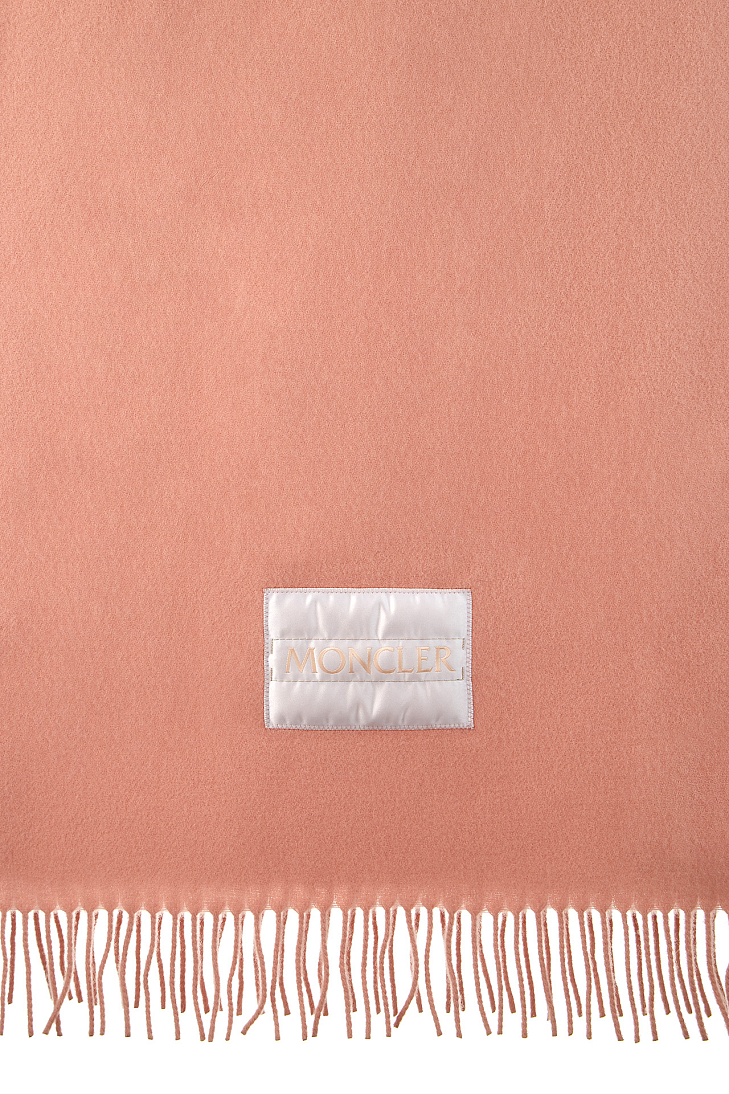 Шерстяной шарф с логотипом