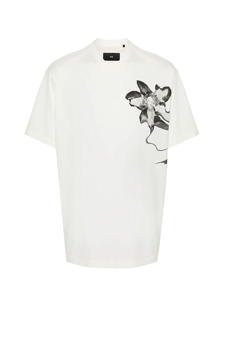 футболка с цветочным принтом из коллаборации с adidas