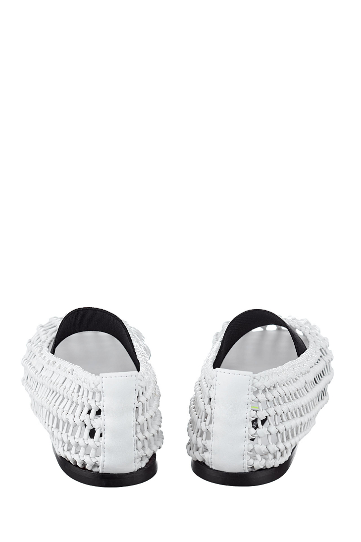 Балетки плетеные