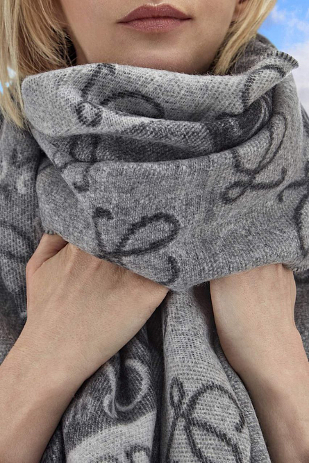 Шарф из шерсти и кашемира