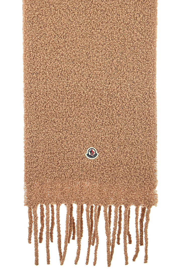 Шарф с логотипом из альпаки