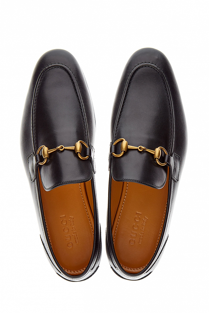 Кожаные лоферы Gucci Jordaan