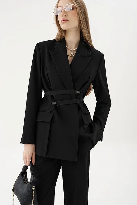 Жакет с поясом