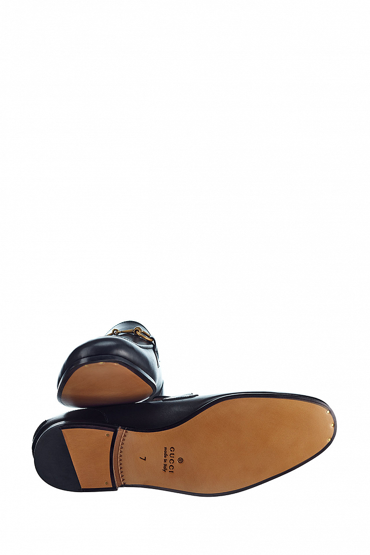 Кожаные лоферы Gucci Jordaan