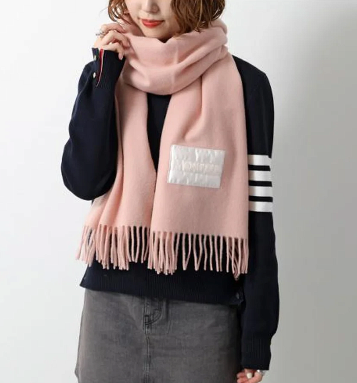 Шерстяной шарф с логотипом