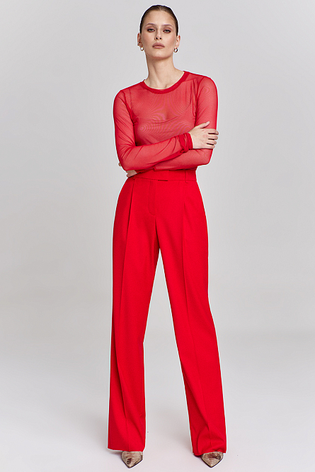 Блузка полупрозрачная