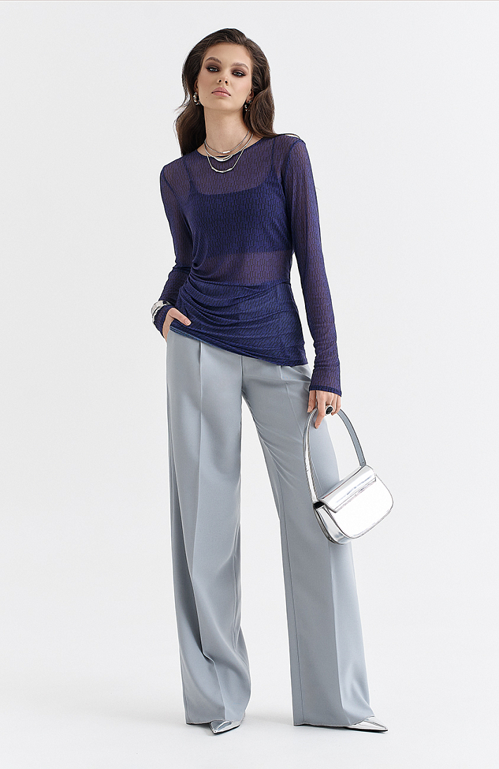 Блузка полупрозрачная