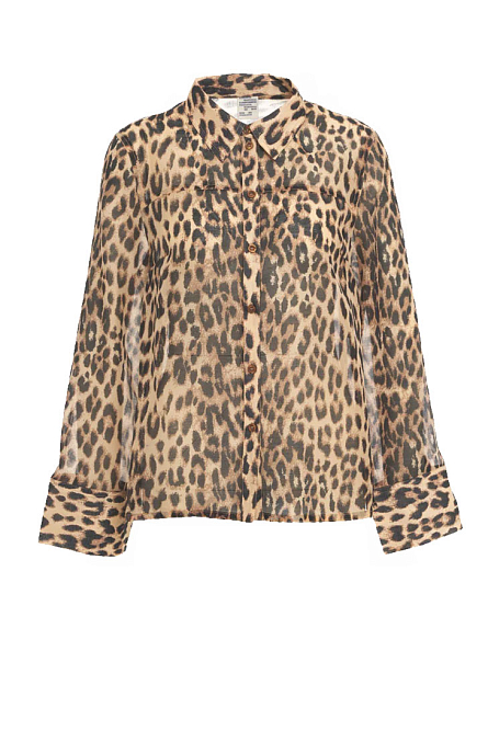 Блузка в леопардовый принт
