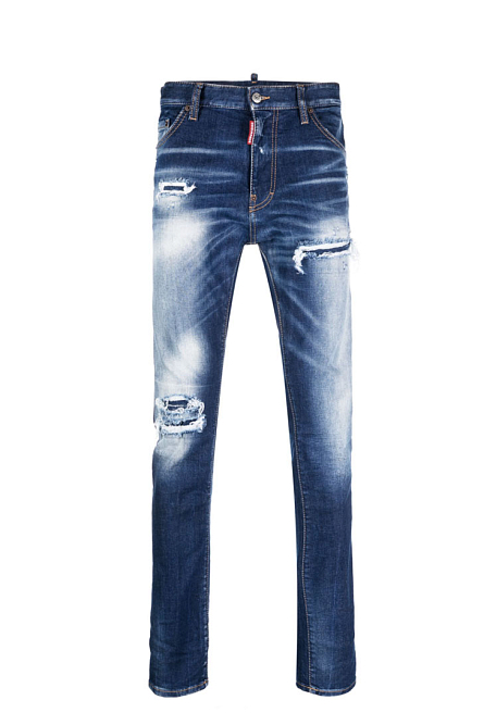 джинсы скинни Cool Guy с эффектом потертости