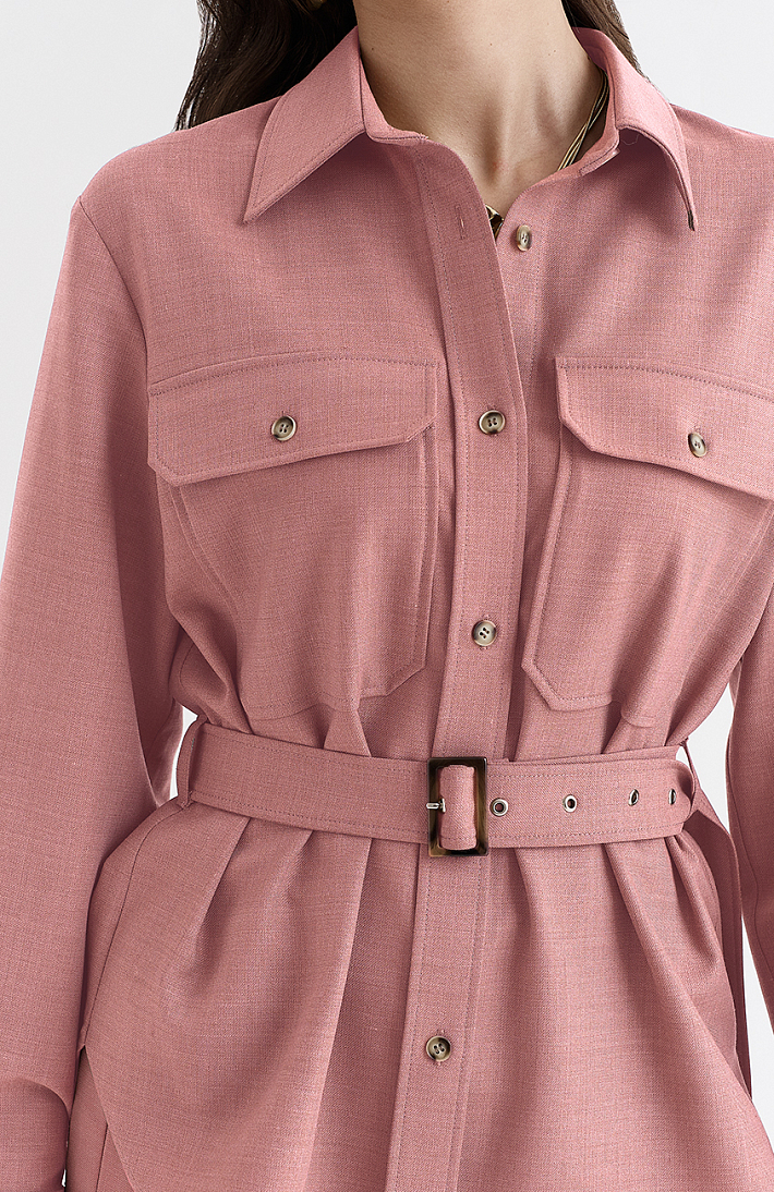 Блузка с поясом