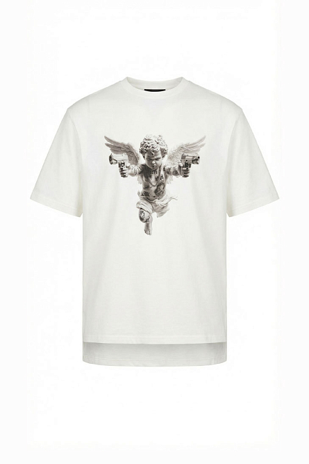 Футболка с принтом ангела