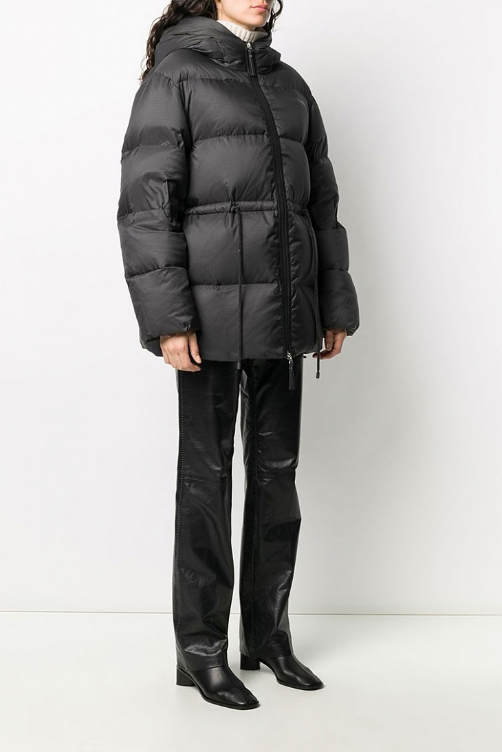 Пуховик Acne Studios с капюшоном