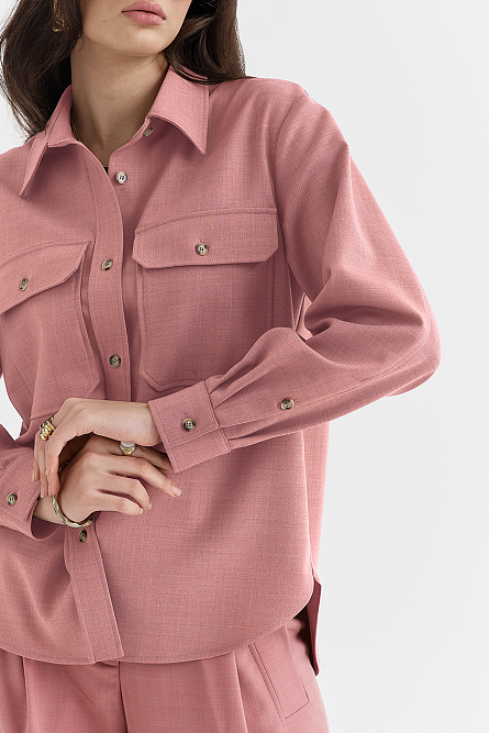 Блузка с поясом