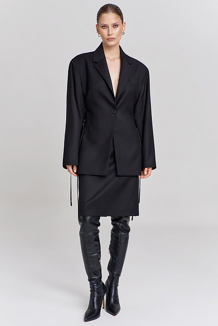 Жакет c завязками