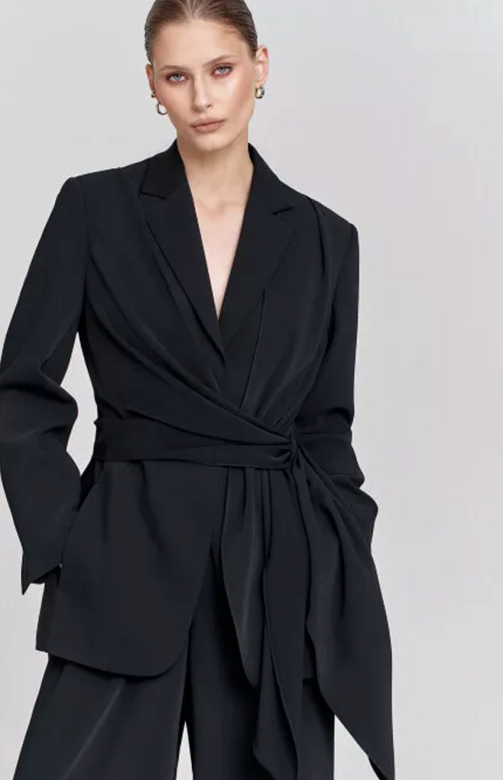 Жакет с поясом