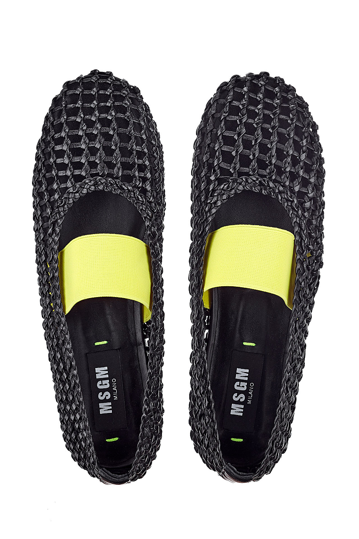 Балетки плетеные 