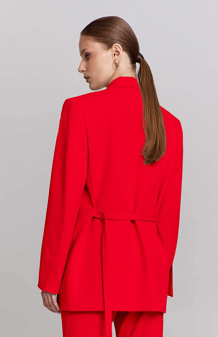 Жакет с поясом