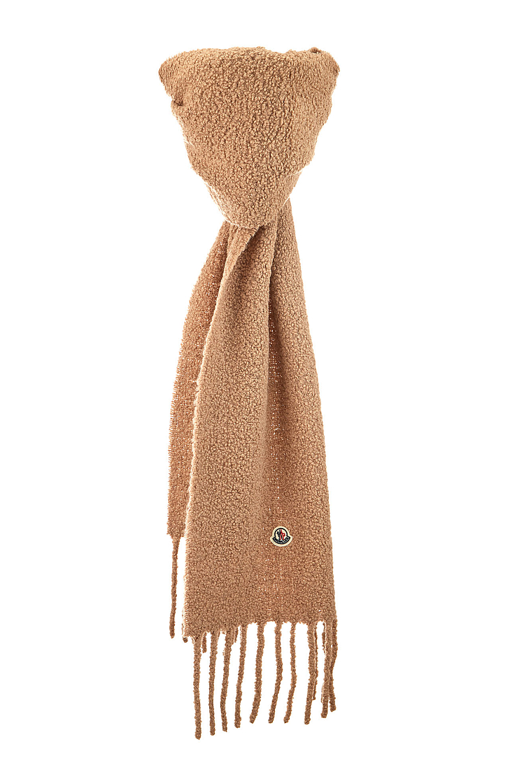 Шарф с логотипом из альпаки
