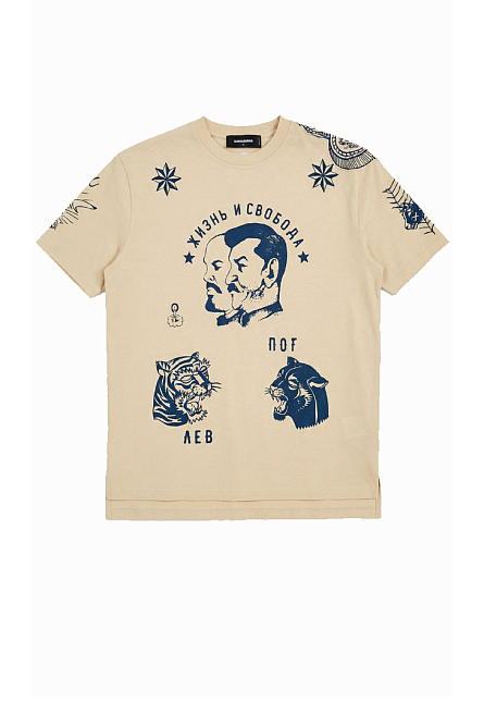 Футболка с принтом