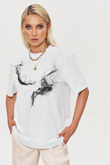 Блузка с принтом