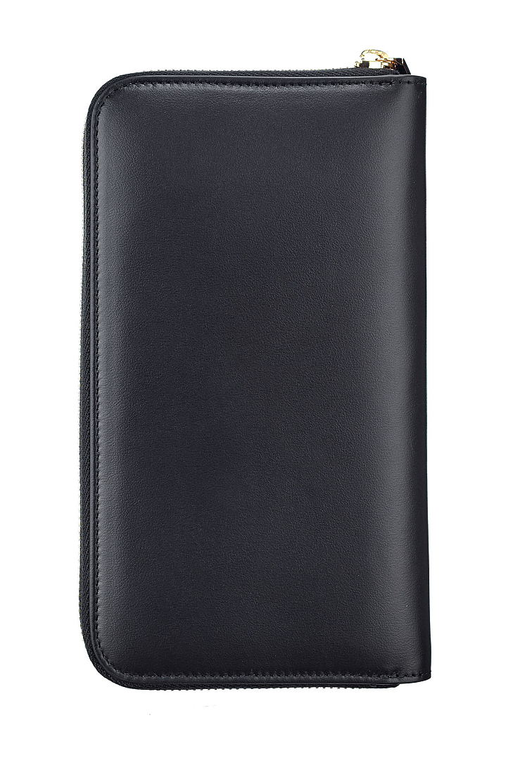 Кошелек DG Logo на круговой молнии из телячьей кожи